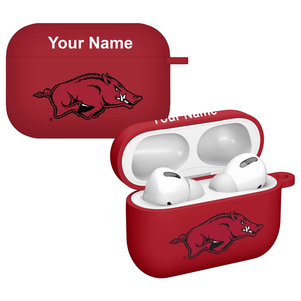 Arkansas Razorbacks Affinity Bands Personalized AirPods Pro Case Cover