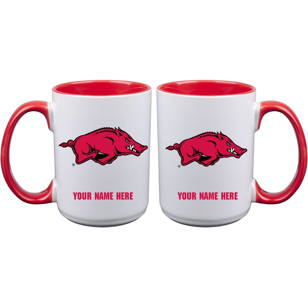 Arkansas Razorbacks 15oz. Personalized Ceramic Mug
