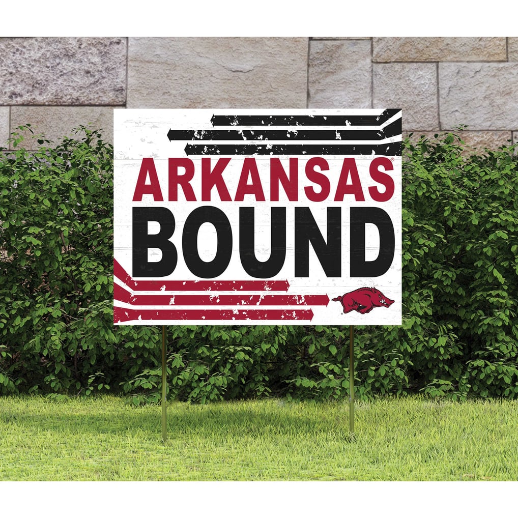 Arkansas Razorbacks 18'' x 24'' Bound Yard Sign
