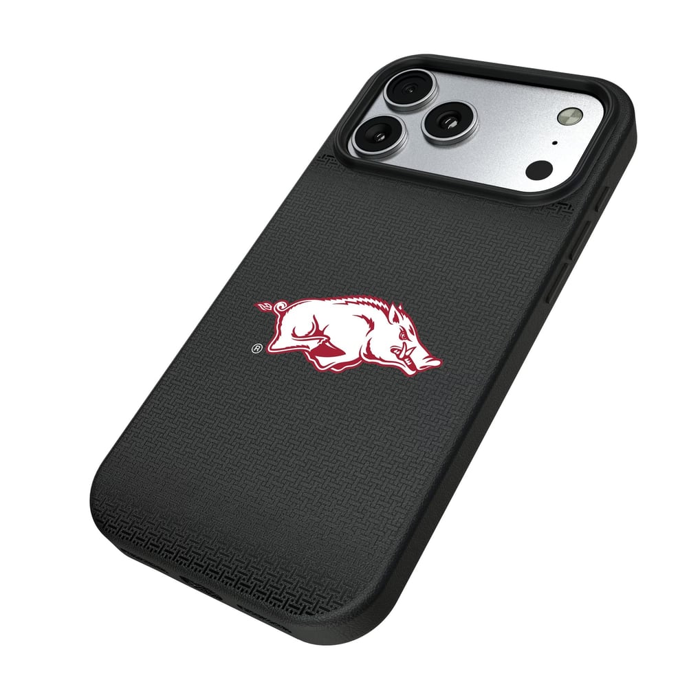 Arkansas Razorbacks Linen Logo iPhone Magnetic Bump Case