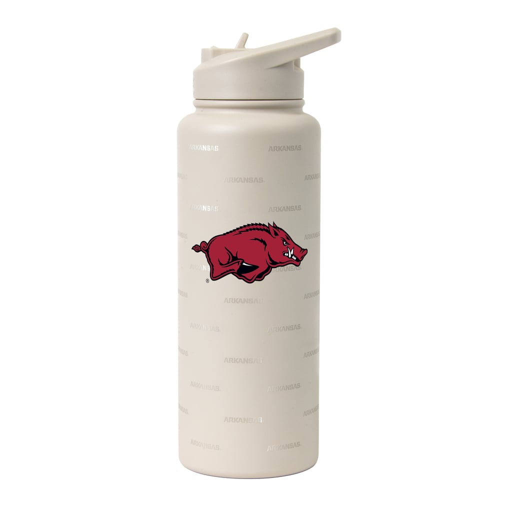 Arkansas Razorbacks Logo Brands 34oz. Sand Ghost Quencher Bottle