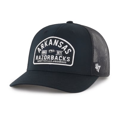  Arkansas Razorbacks '47 Leland Trucker Adjustable Hat - Black