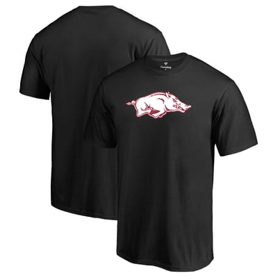 Arkansas Razorbacks Primary Logo T-Shirt - Black