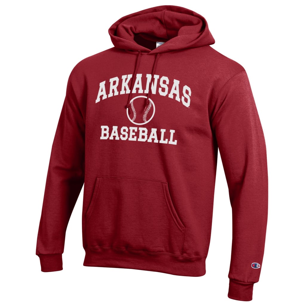 Arkansas Razorbacks Champion Baseball Icon Pullover Hoodie - Cardinal