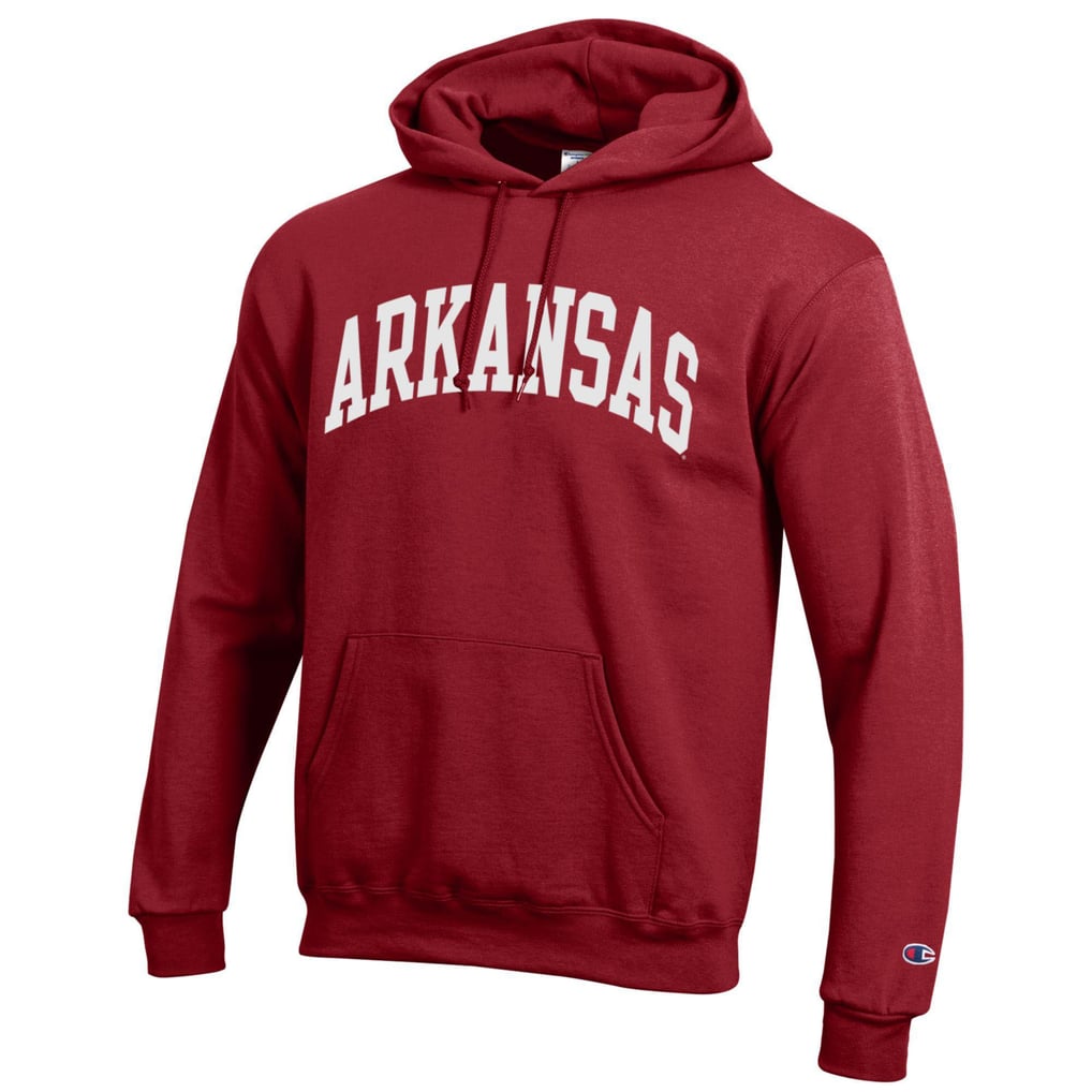  Arkansas Razorbacks Champion Basic Arch Fleece Pullover Hoodie - Cardinal