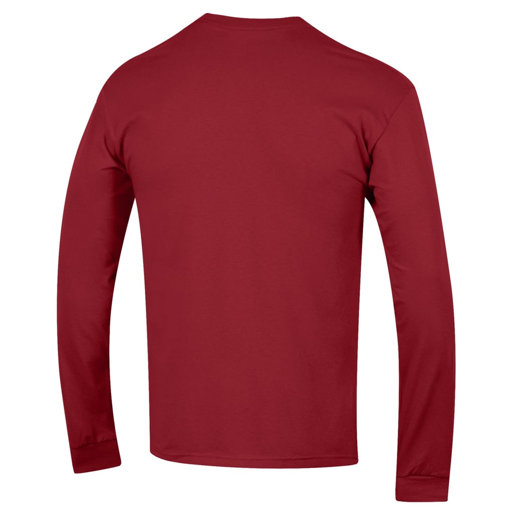 Arkansas Razorbacks Champion Softball Stack Long Sleeve T-Shirt - Cardinal