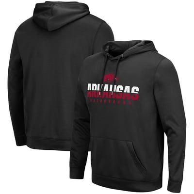Arkansas Razorbacks Colosseum Lantern Pullover Hoodie - Black