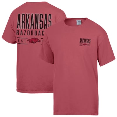  Arkansas Razorbacks ComfortWash Big Name T-Shirt - Cardinal
