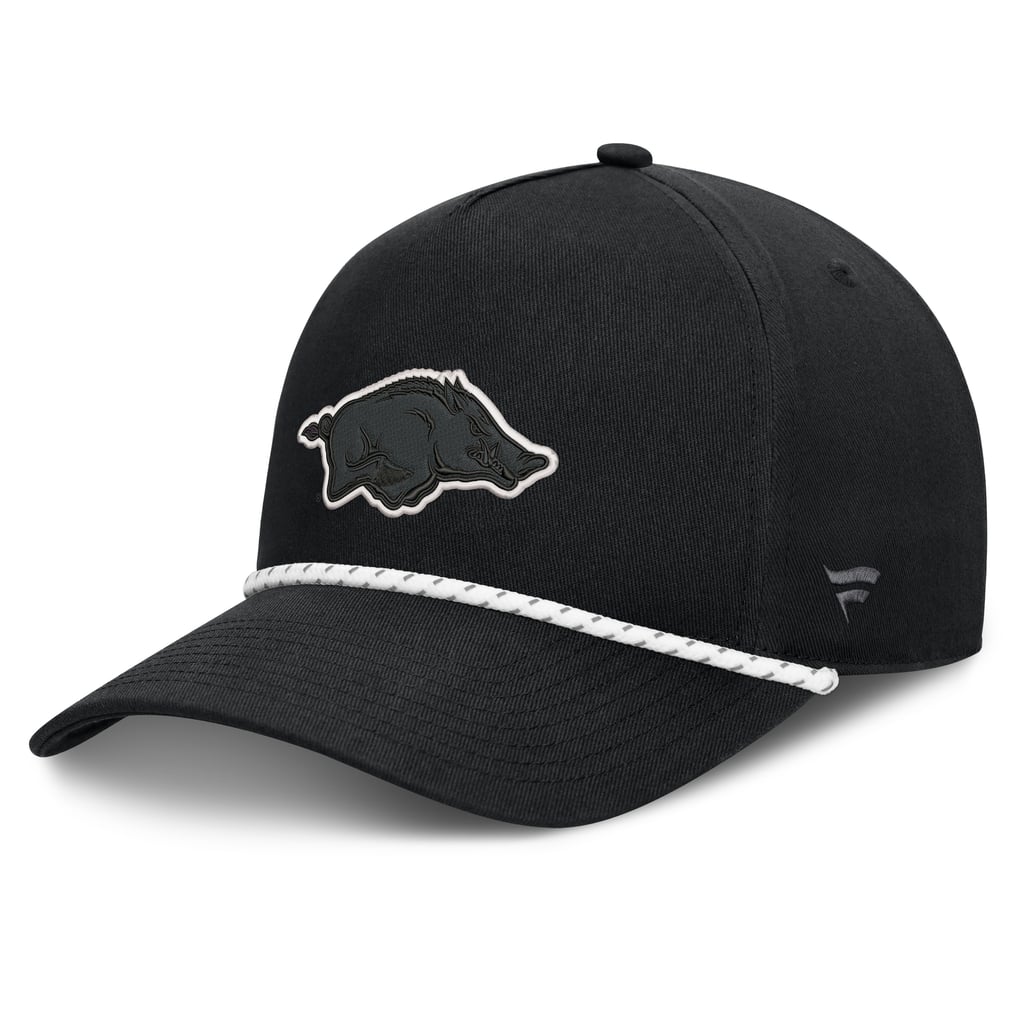  Arkansas Razorbacks Fanatics Undertone Rope Adjustable Hat - Black