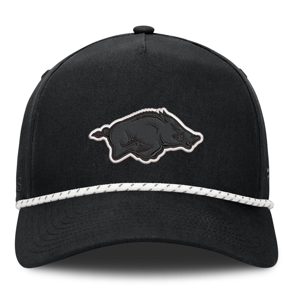 Arkansas Razorbacks Fanatics Undertone Rope Adjustable Hat - Black