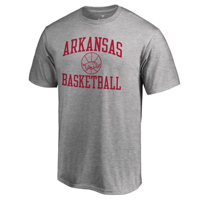 Arkansas Razorbacks In Bounds T-Shirt - Heathered Gray