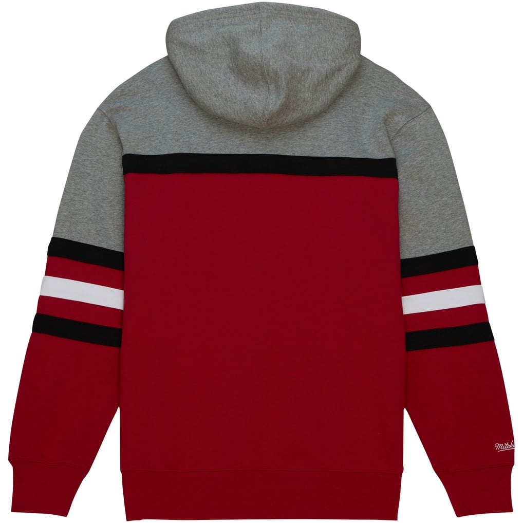 Arkansas Razorbacks Mitchell & Ness Head Coach Pullover Hoodie - Crimson