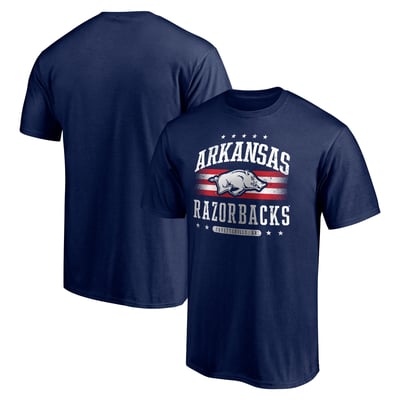 Arkansas Razorbacks Americana T-Shirt - Navy