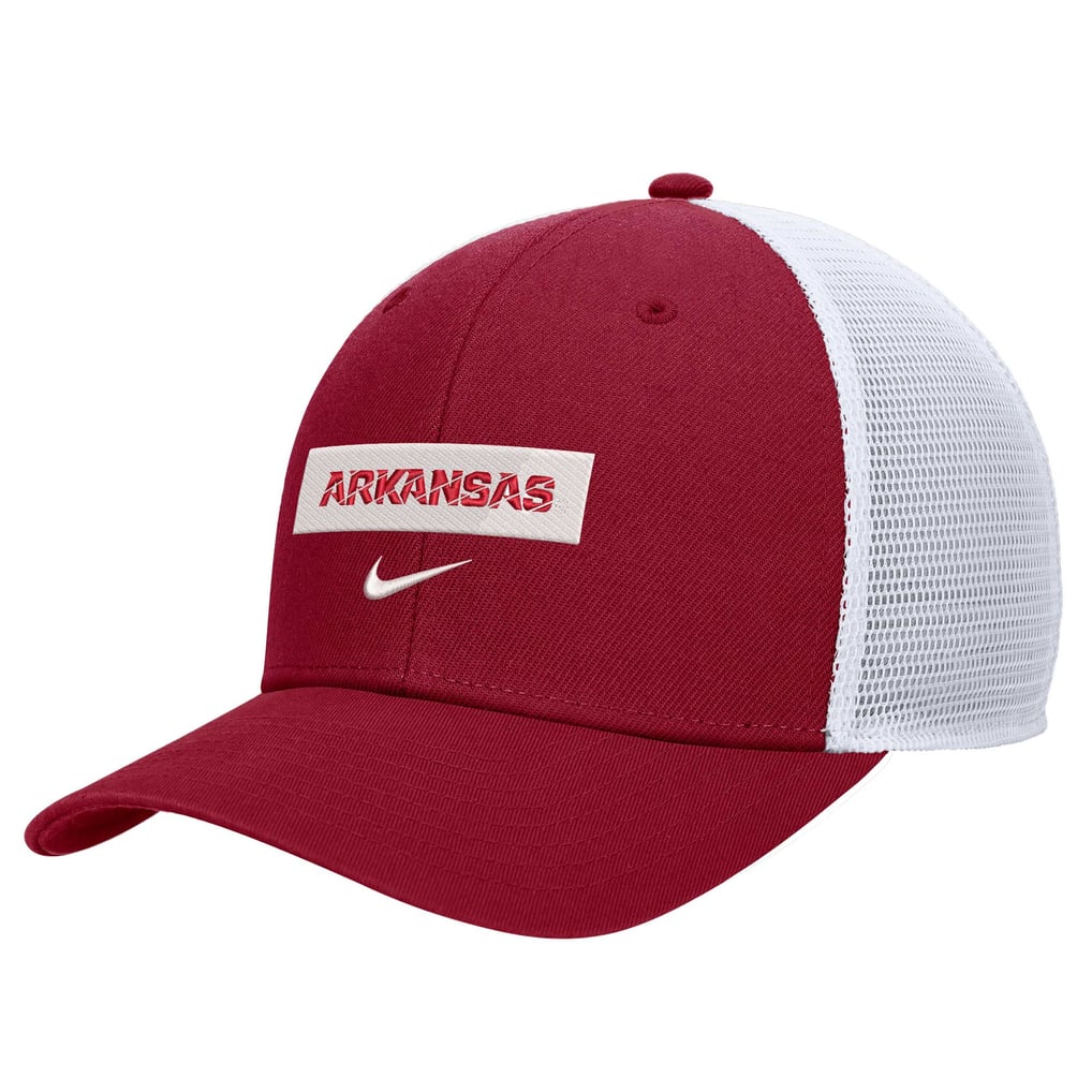Arkansas Razorbacks Nike 2024/25 Sideline Rise Trucker Adjustable Hat - Cardinal