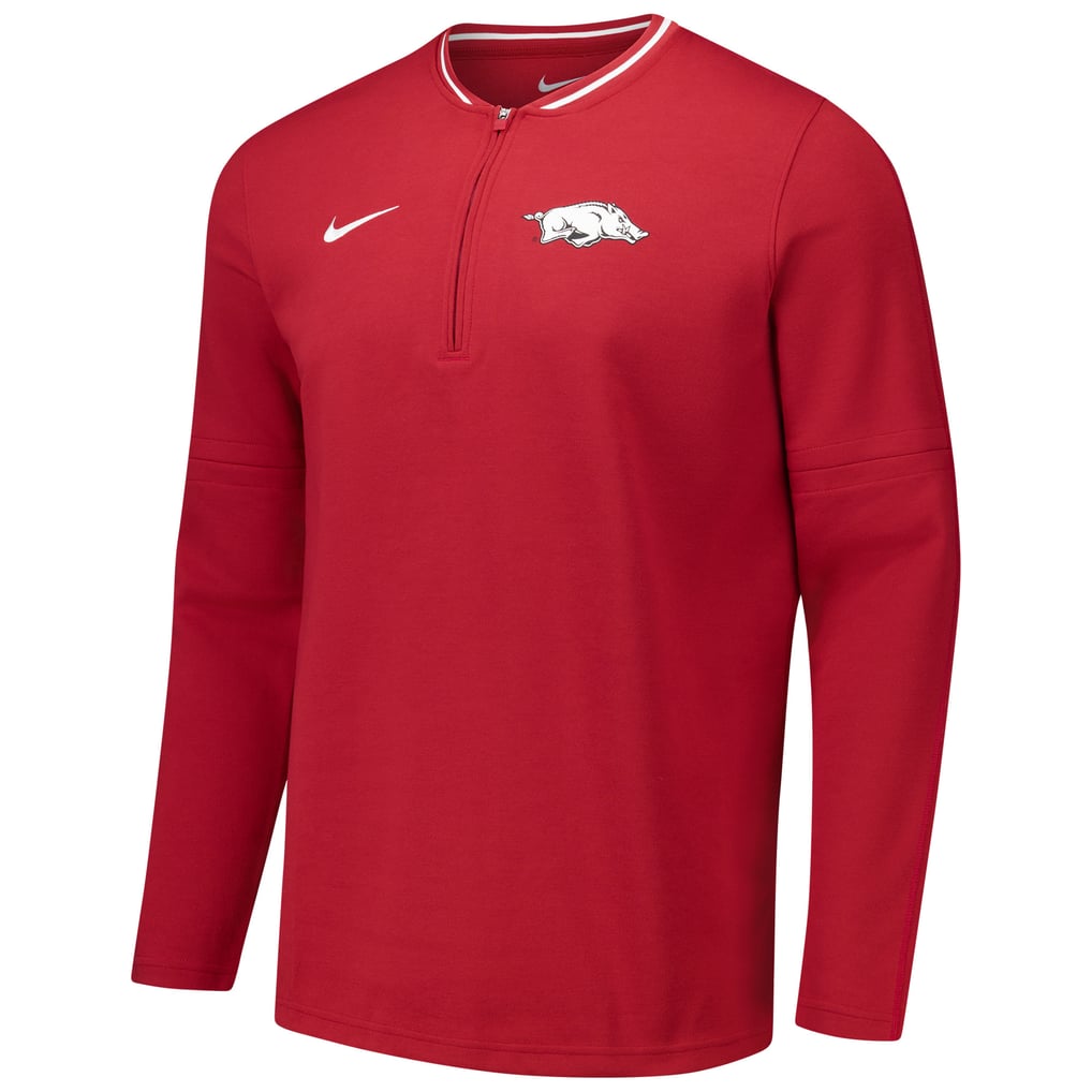 Arkansas Razorbacks Nike Coaches Quarter-Zip Jacket - Cardinal