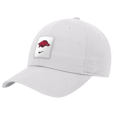 Arkansas Razorbacks Nike 2026 On-Field Club Adjustable Hat - White