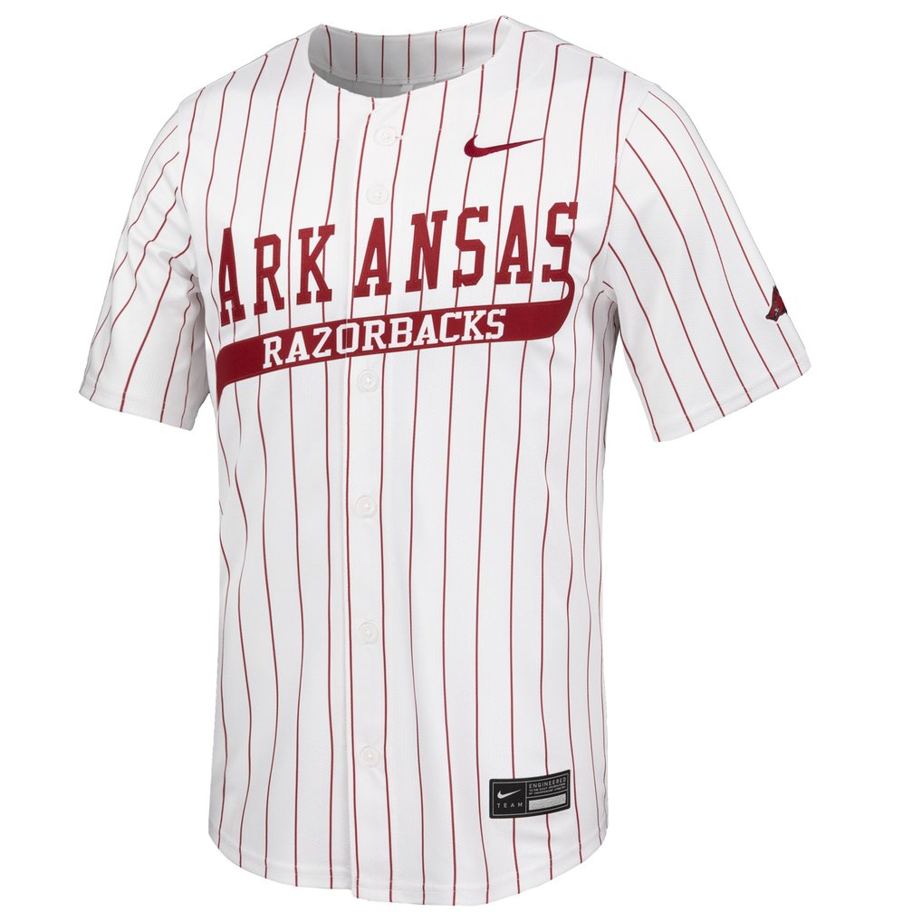 Arkansas Razorbacks Nike Limited Baseball Jersey - White