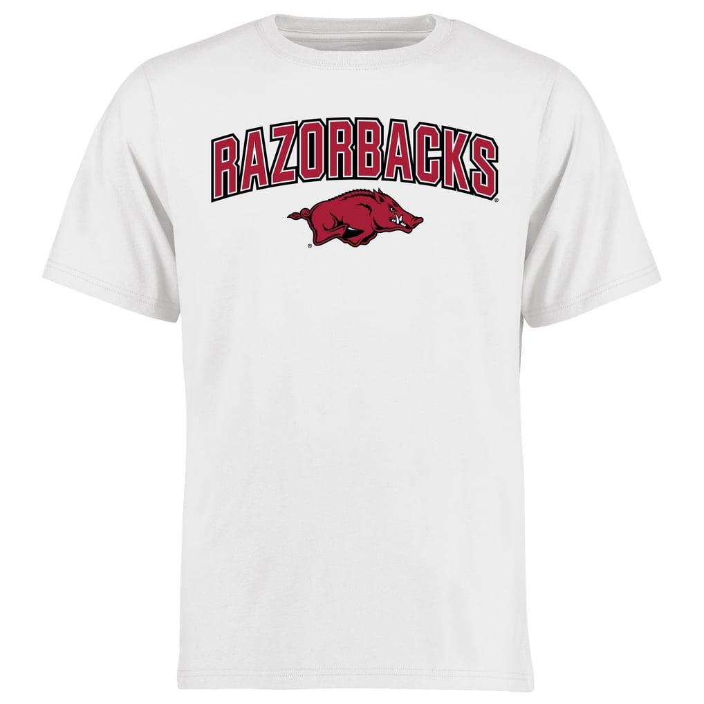 Arkansas Razorbacks Proud Mascot TShirt White
