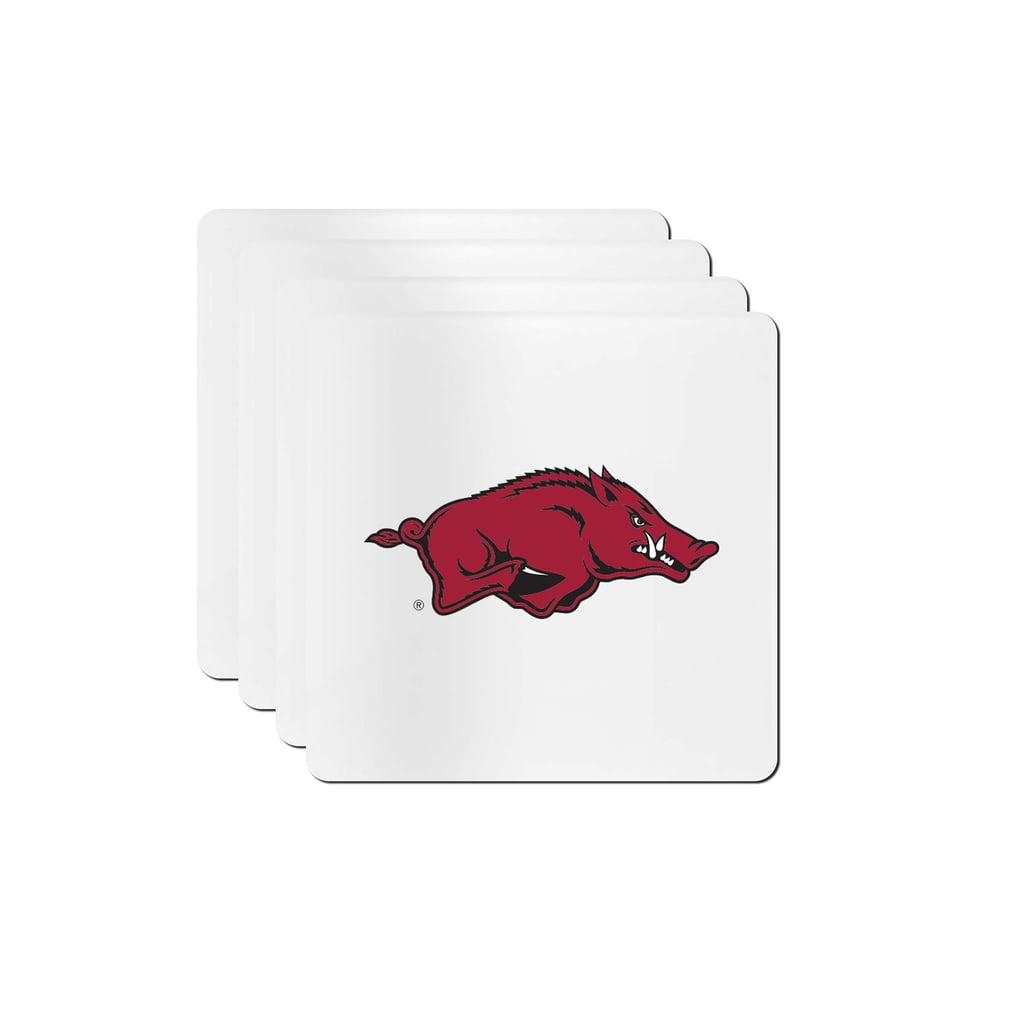Arkansas Razorbacks The Memory Company Square Ceramic Coaster Set