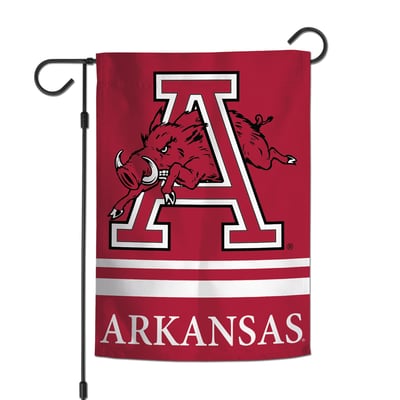 Arkansas Razorbacks WinCraft 12'' x 18'' Double-Sided College Vault Garden Flag