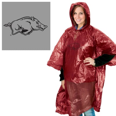Arkansas Razorbacks WinCraft Rain Poncho