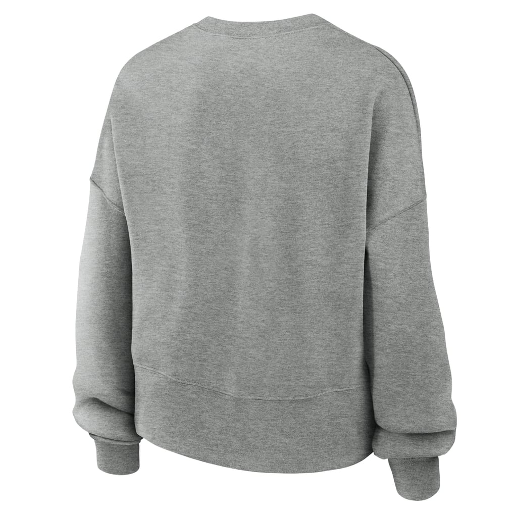 Arkansas Razorbacks Nike Women's Phoenix Fleece Pullover Sweatshirt - Heather Gray
