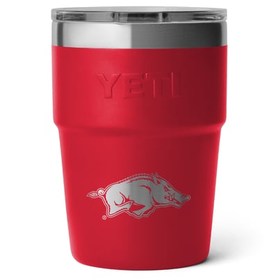 Arkansas Razorbacks YETI 16oz. Rambler Stackable Cup with MagSlider Lid