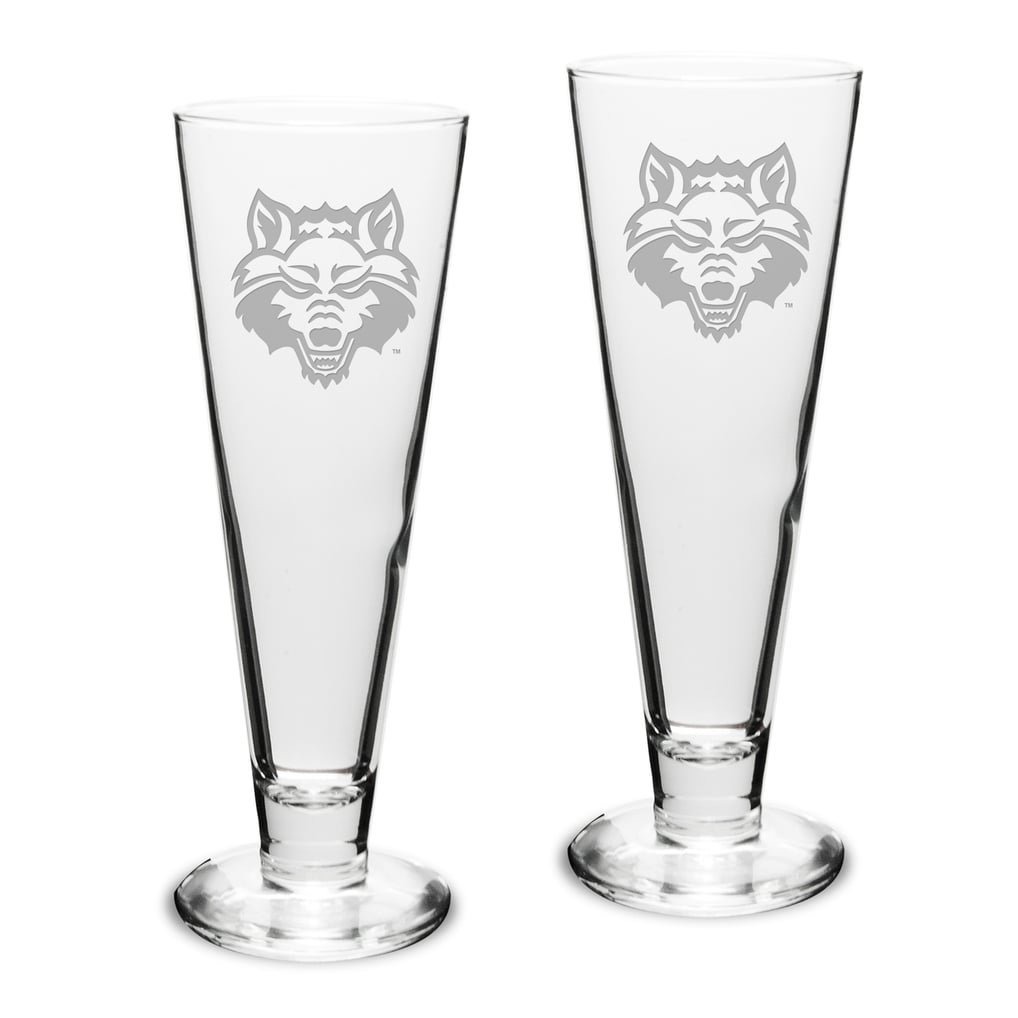 Arkansas State Red Wolves 2-Piece 16oz. Classic Beer Pilsner Set