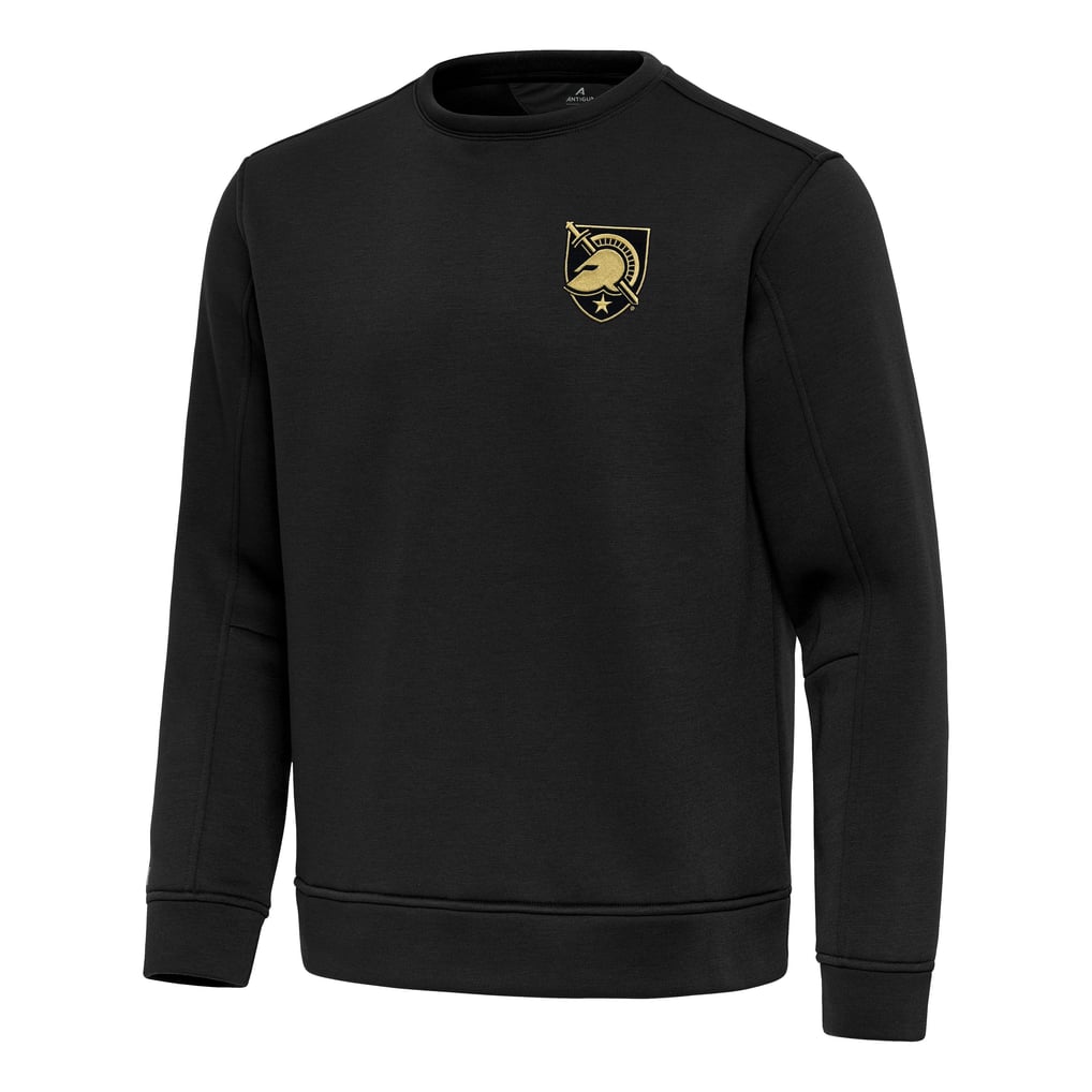 Army Black Knights Antigua Relevant Lightweight Pullover Sweatshirt - Black