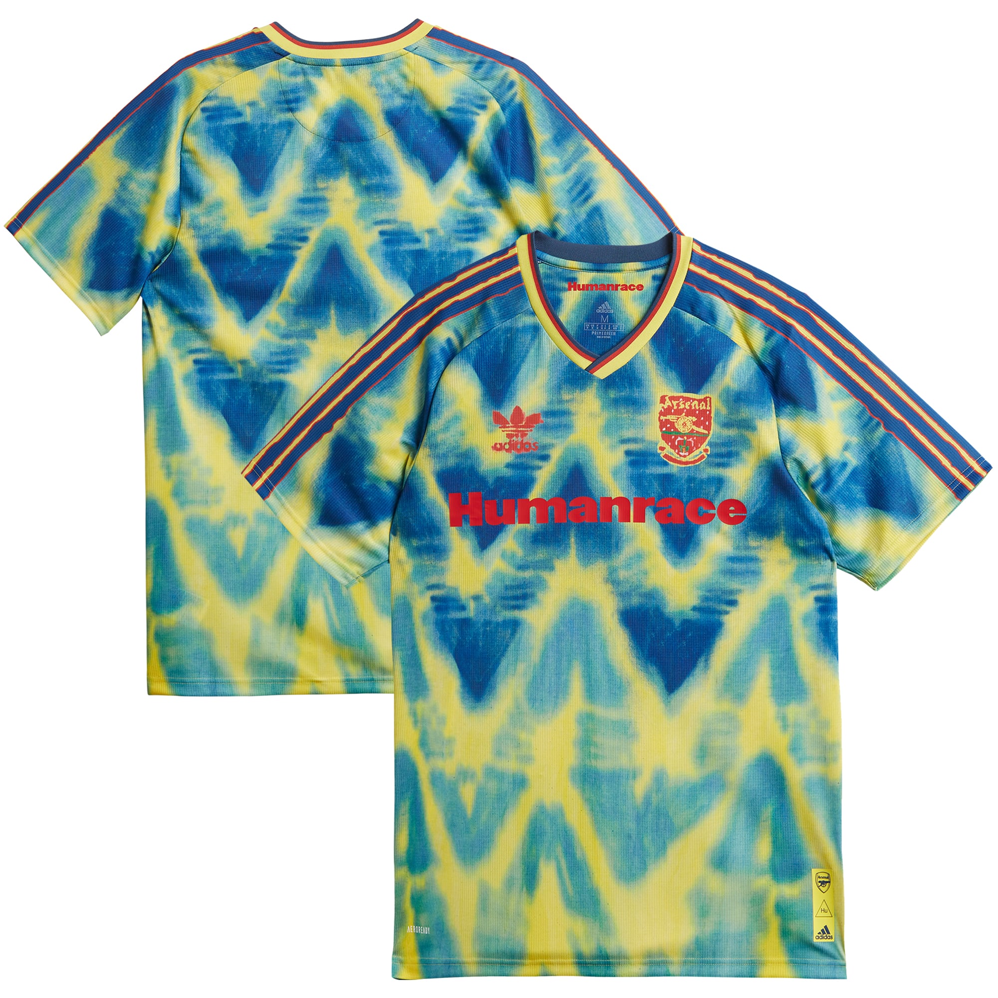 アーセナル Arsenal Human Race Jersey mens-adidas-yellow-arsenal-