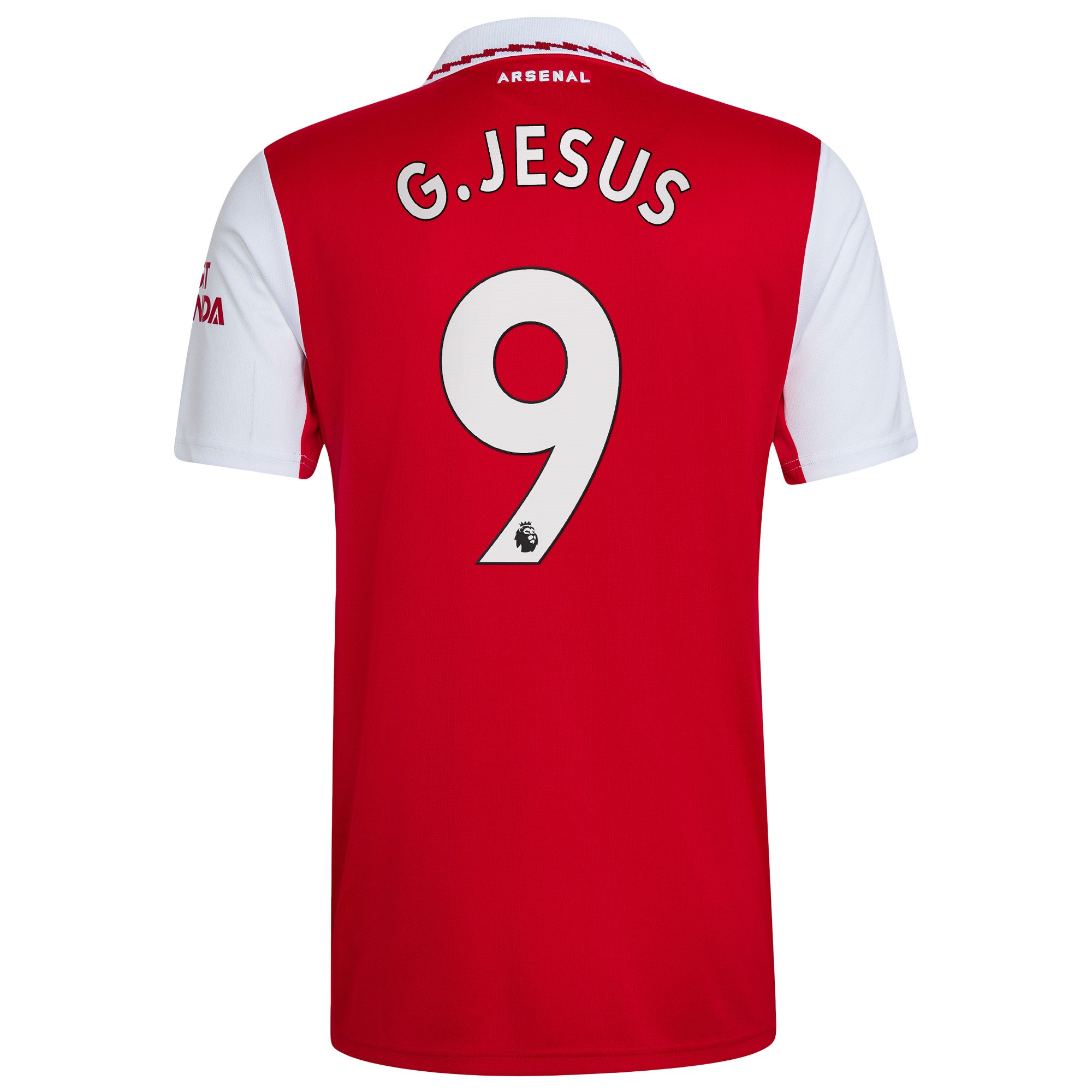 Gabriel Jesus Arsenal adidas 2022/23 Home Replica Player Jersey