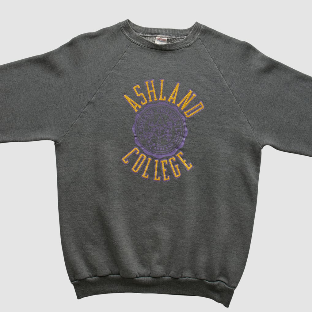 Ashland Eagles Jerzees 90s Pullover Sweatshirt - Charcoal - S by Fanatics Real Vintage