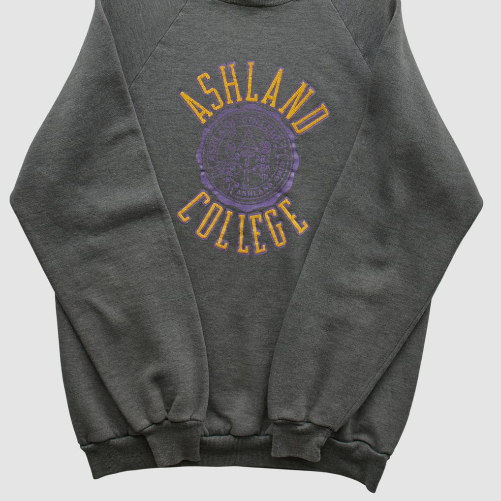 Ashland Eagles Jerzees 90s Pullover Sweatshirt - Charcoal - S by Fanatics Real Vintage