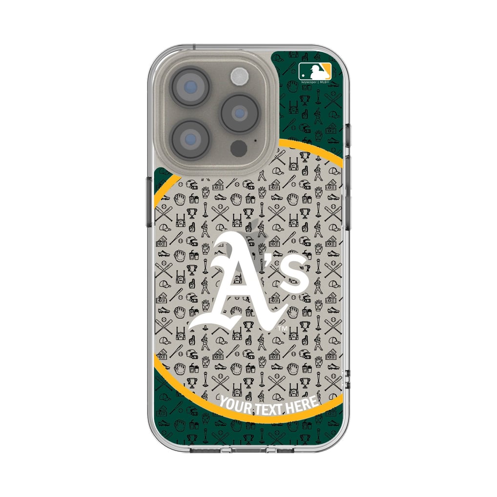 Athletics Circle Design iPhone Clear Case
