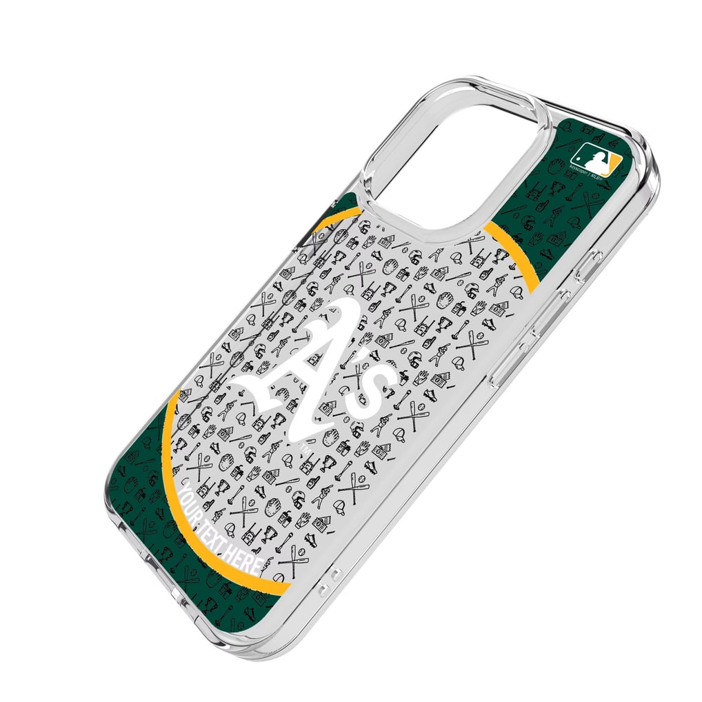 Athletics Circle Design iPhone Clear Case