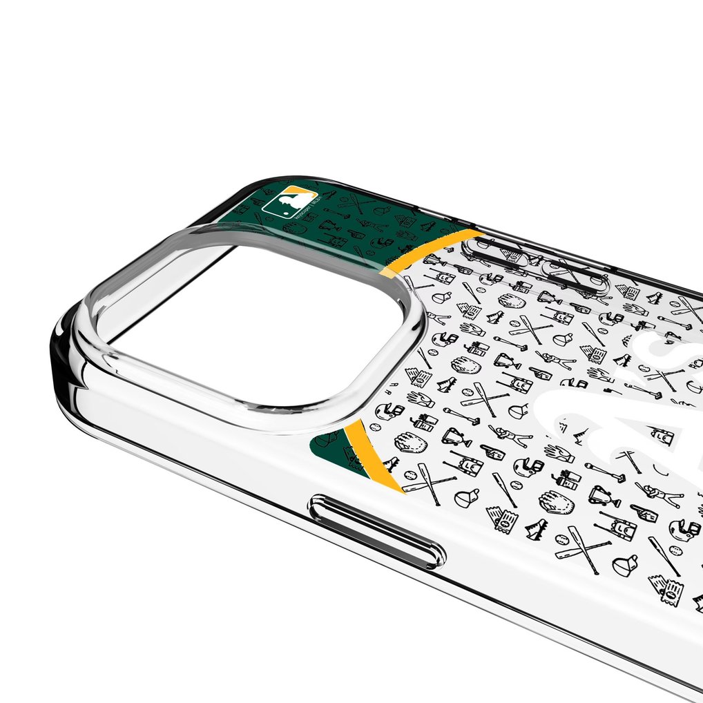 Athletics Circle Design iPhone Clear Case