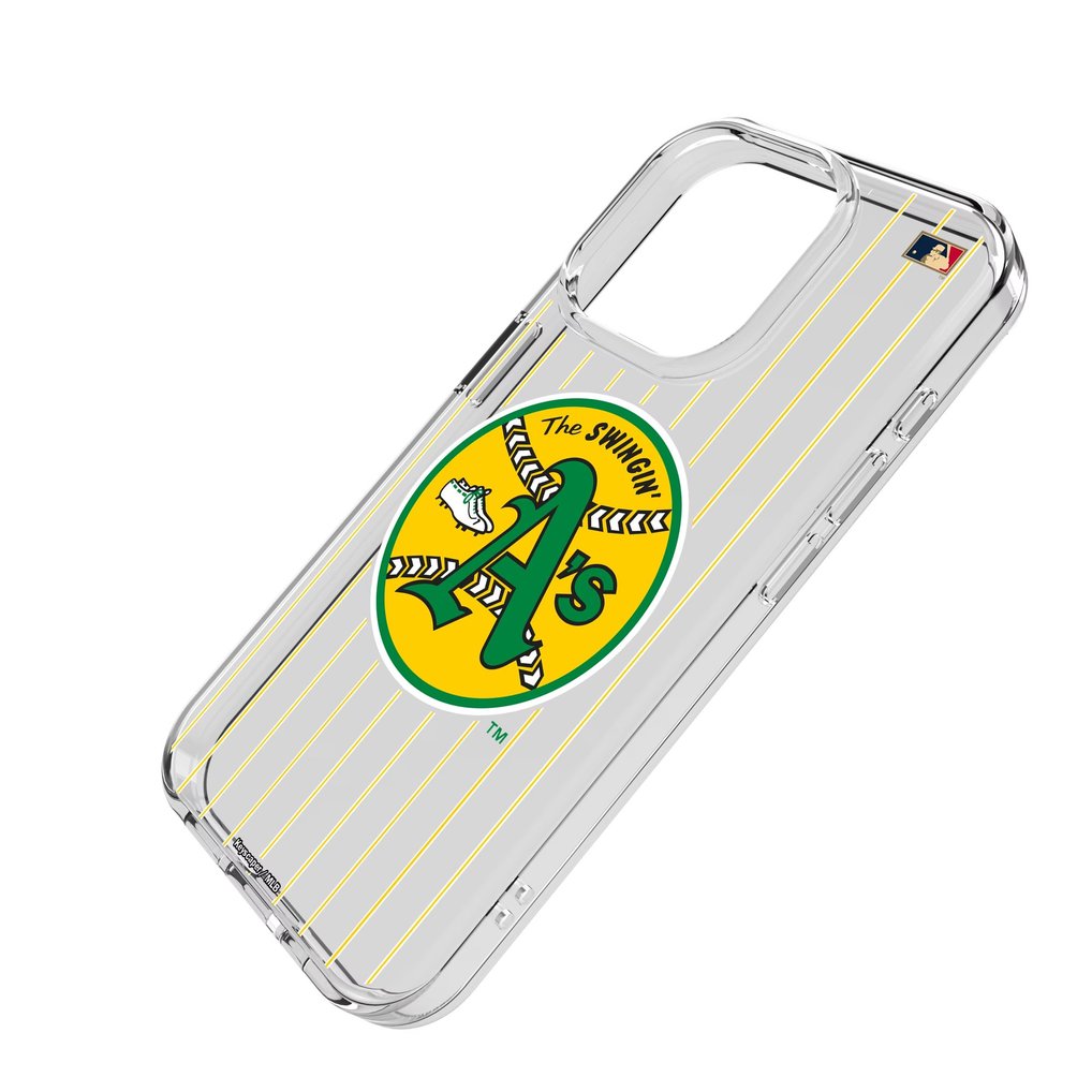 Athletics Cooperstown Pinstripe iPhone Clear Case