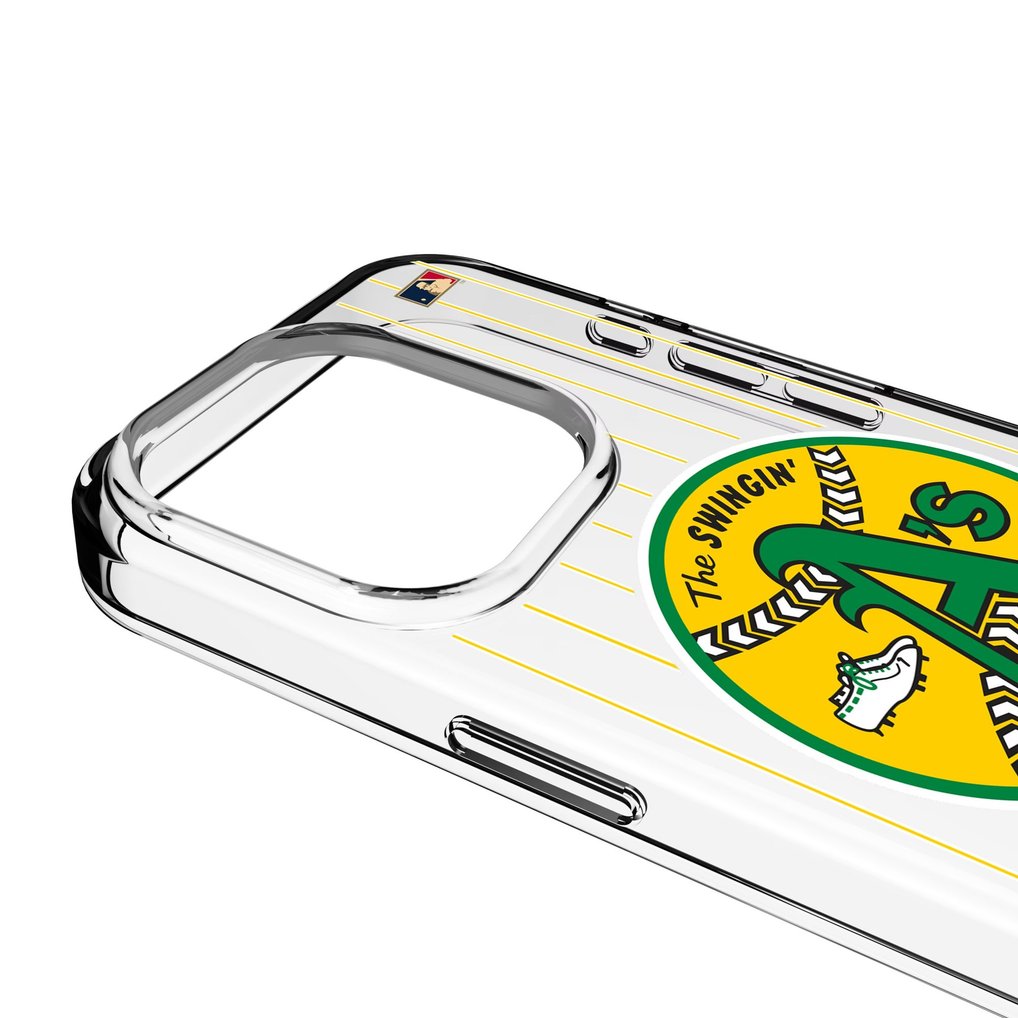 Athletics Cooperstown Pinstripe iPhone Clear Case
