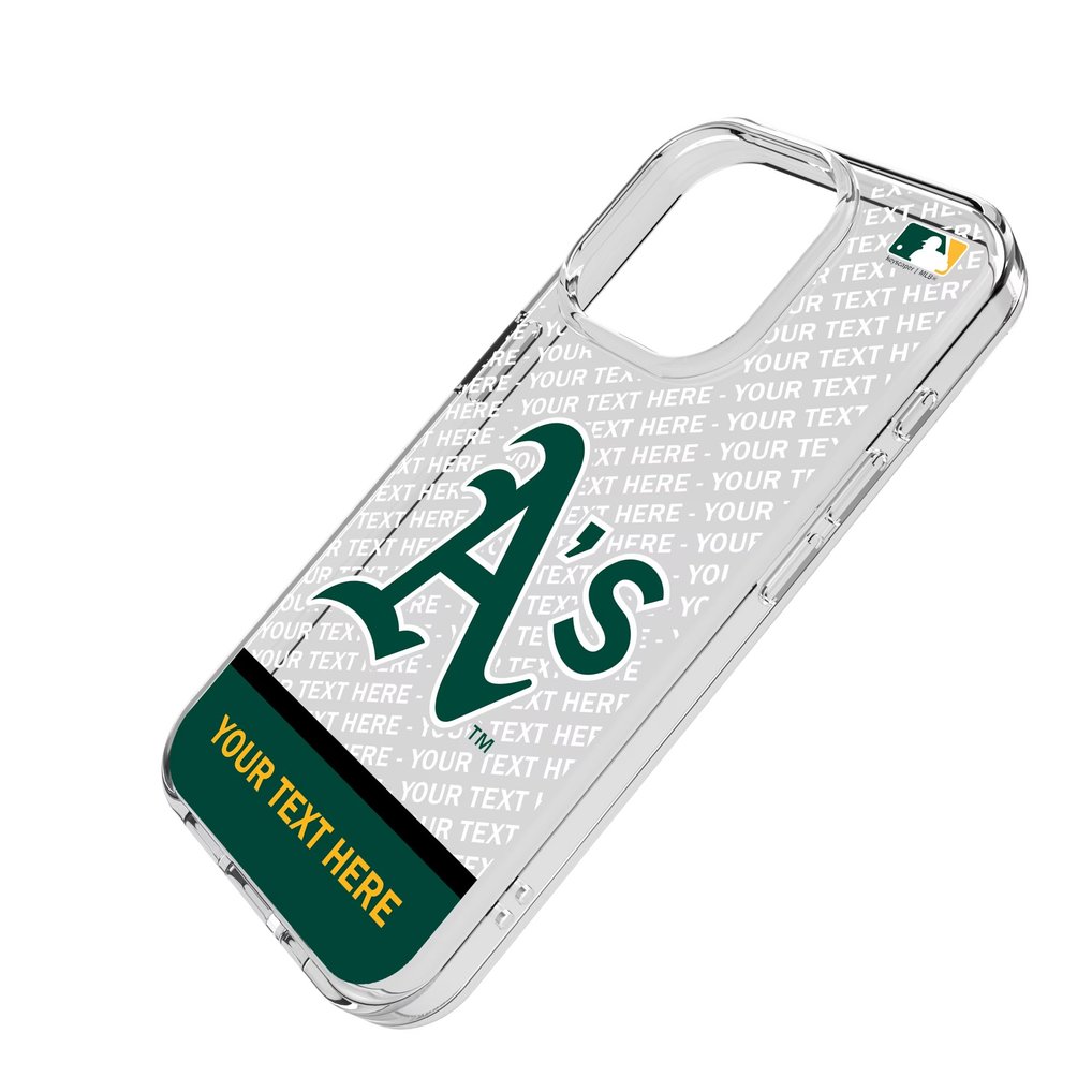 Athletics Endzone Design iPhone Clear Case