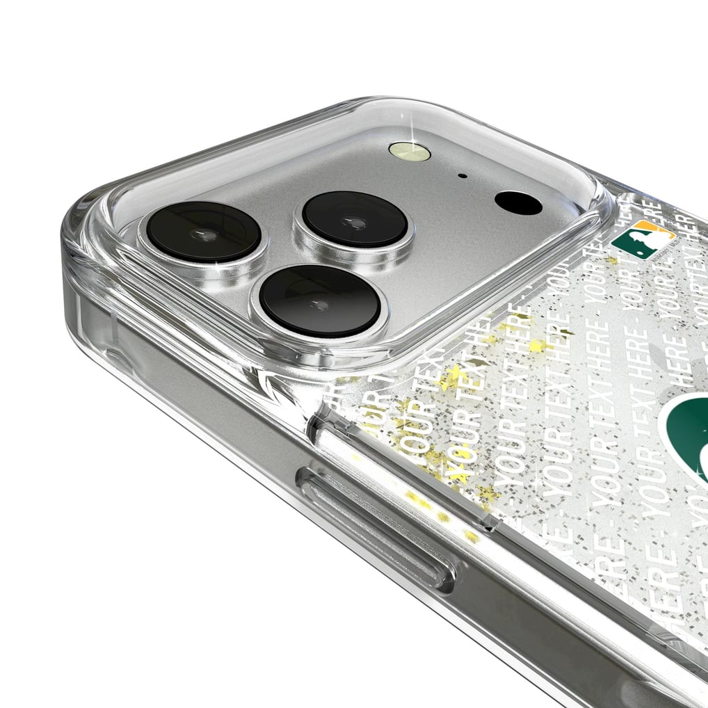 Athletics iPhone Personalized Glitter Case