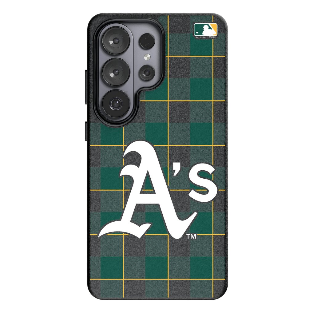 Athletics Keyscaper Plaid Galaxy Magnetic Bump Case