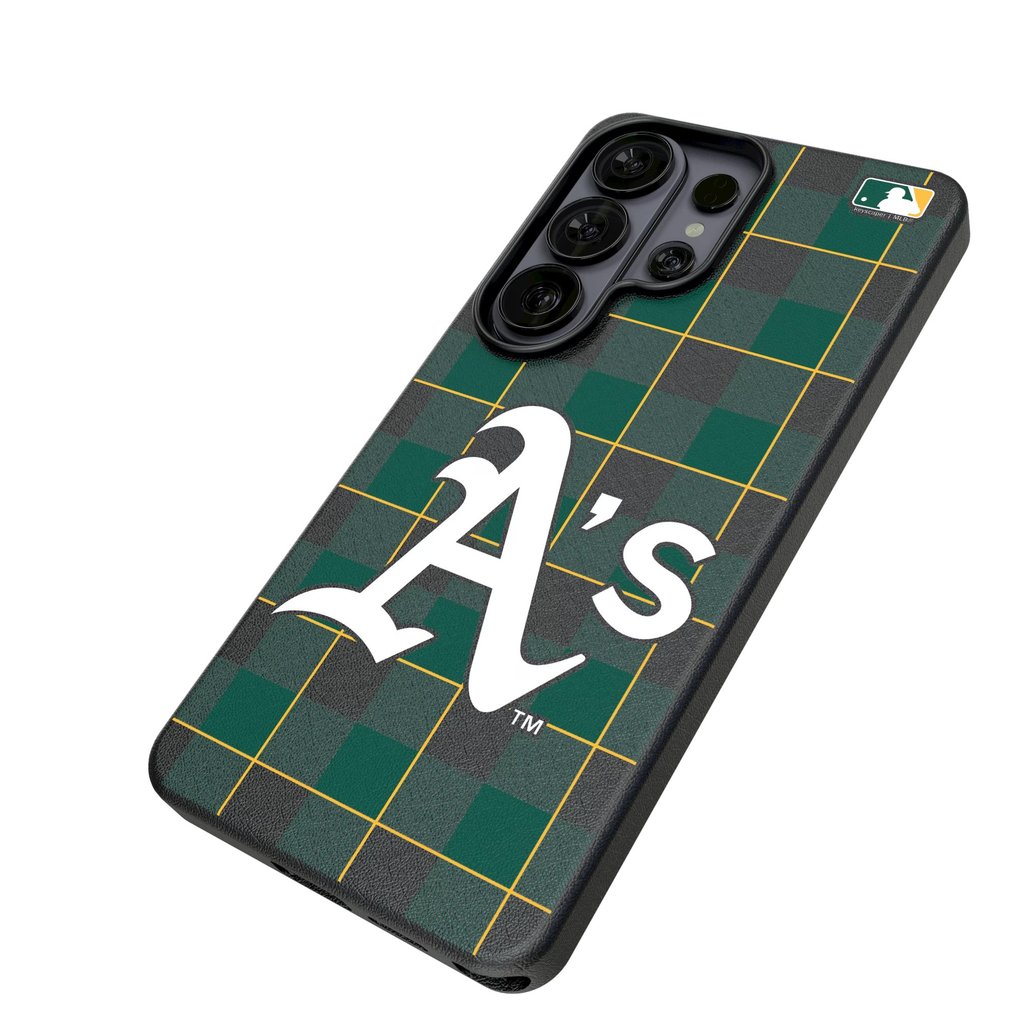 Athletics Keyscaper Plaid Galaxy Magnetic Bump Case