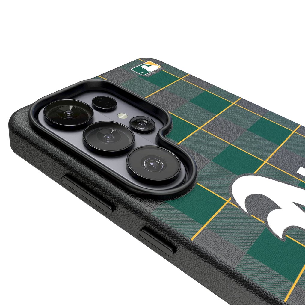 Athletics Keyscaper Plaid Galaxy Magnetic Bump Case