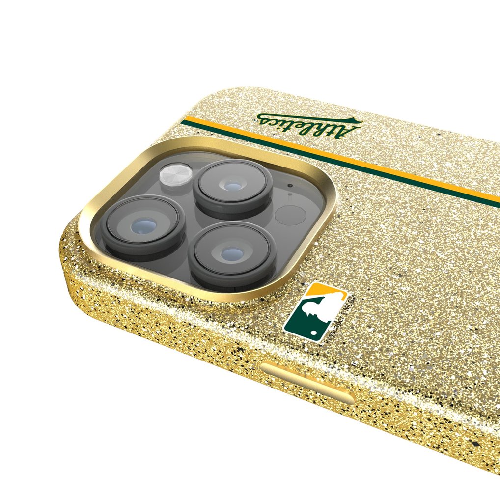 Athletics Keyscaper Gold Gold iPhone Bling Case