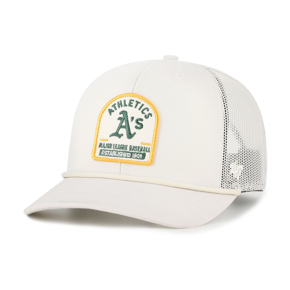 Athletics '47 Gravestone Adjustable Trucker Hat - Cream