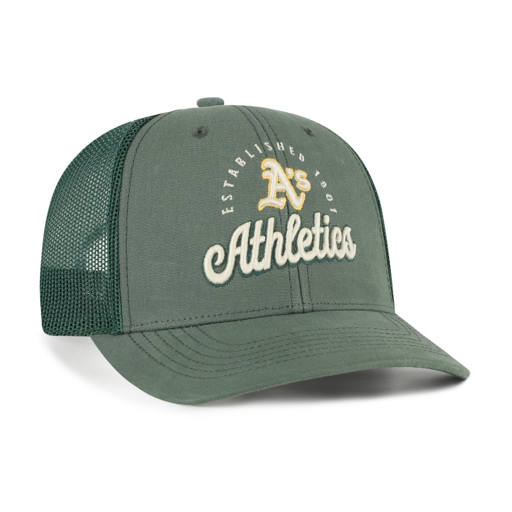 Athletics '47 Pitstop Trucker Adjustable Hat - Green