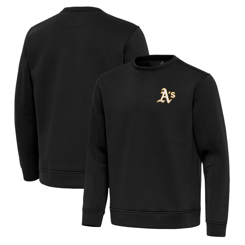 Athletics Antigua Relevant Lightweight Pullover Sweatshirt - Black