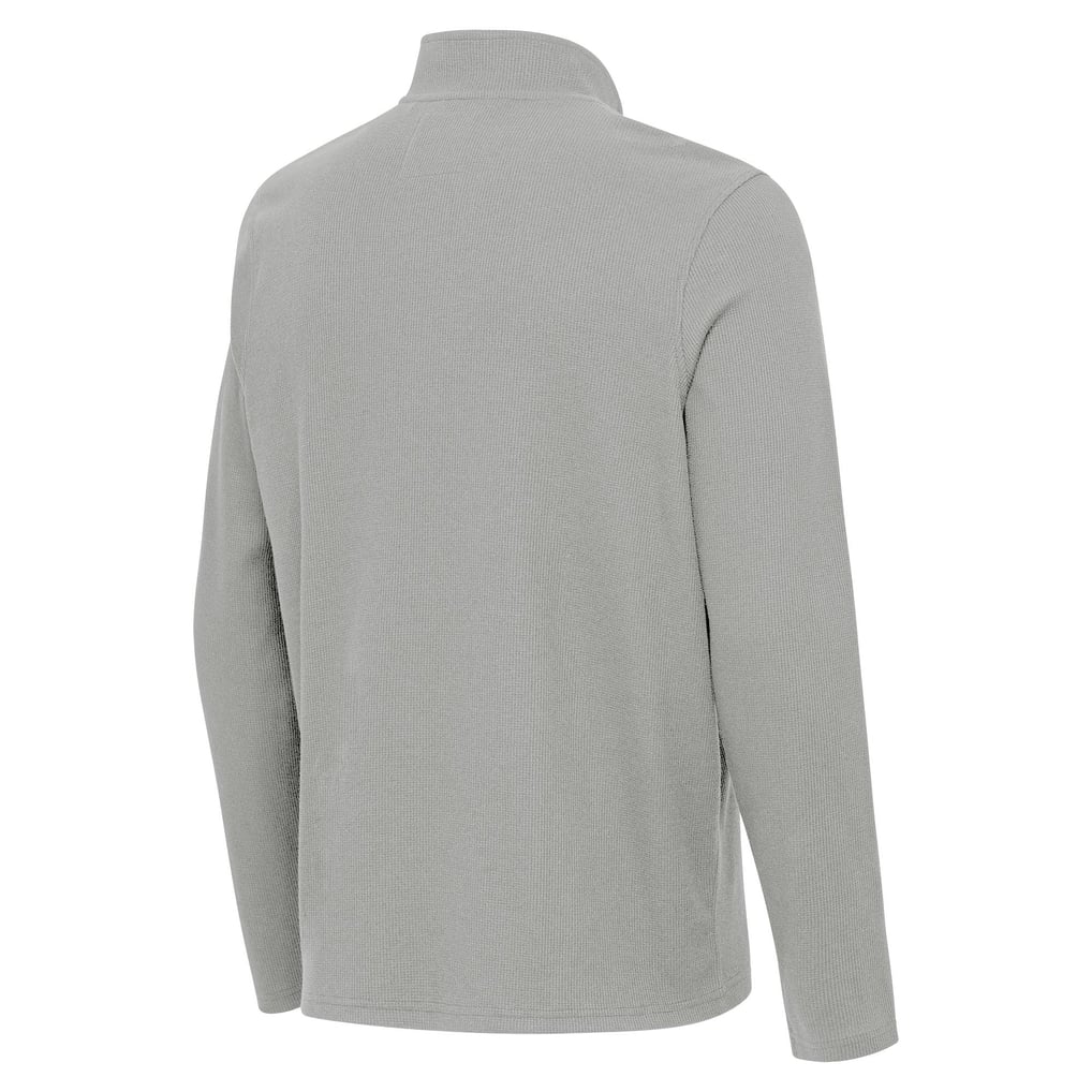Athletics Antigua Sync Tri-Blend Quarter-Zip Pullover - Heather Gray