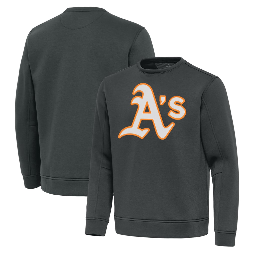 Athletics Antigua Relevant Lightweight Pullover Sweatshirt - Pewter
