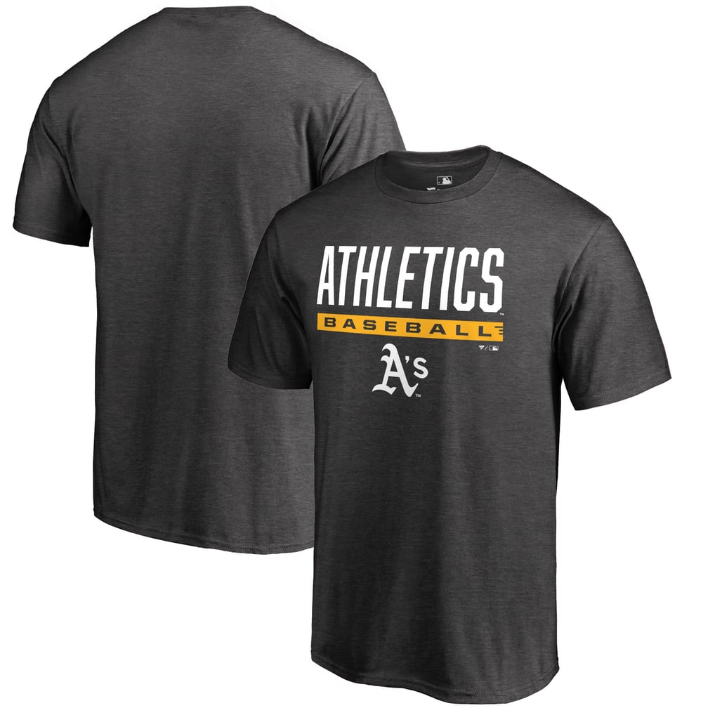 Athletics Win Stripe T-Shirt - Ash